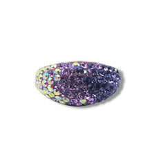 Load image into Gallery viewer, Sterling Purple Fade Austrian Crystal Ring