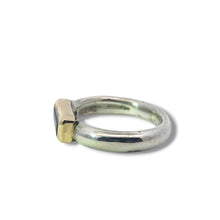 Load image into Gallery viewer, Two Tone - 9k and Sterling Onyx Ring