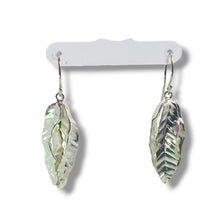Load image into Gallery viewer, Sterling Triple Leaf Earrings