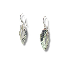 Load image into Gallery viewer, Sterling Triple Leaf Earrings