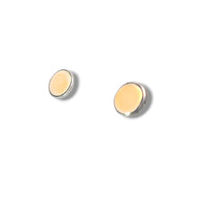 Load image into Gallery viewer, Sterling and 9k Gold Dot Studs