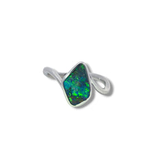 Load image into Gallery viewer, Australian Boulder Opal Sterling Silver Ring