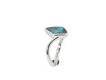 Load image into Gallery viewer, Australian Boulder Opal Sterling Silver Ring