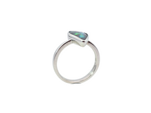 Load image into Gallery viewer, Australian Boulder Opal Sterling Silver Ring