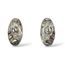 Load image into Gallery viewer, Sterling MOP Mosaic Studs