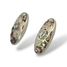 Load image into Gallery viewer, Sterling MOP Mosaic Studs