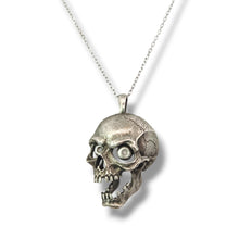 Load image into Gallery viewer, Screaming Skull Sterling Necklace