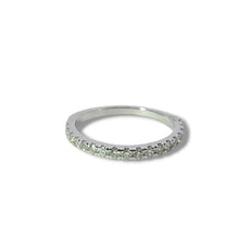 Load image into Gallery viewer, 14k White Gold Pave Ring 0.47ctw