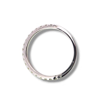 Load image into Gallery viewer, 14k White Gold Pave Ring 0.47ctw