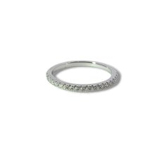 Load image into Gallery viewer, 14k White Gold Pave Ring 0.24ctw