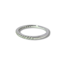 Load image into Gallery viewer, 14k White Gold Pave Ring 0.24ctw