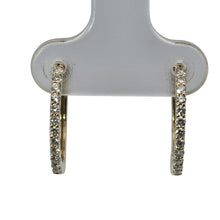 Load image into Gallery viewer, 14k Gold Diamond Huggies .27ctw