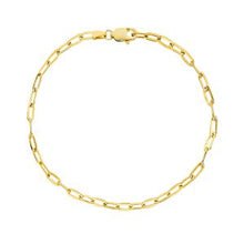 Load image into Gallery viewer, 14K Yellow Gold 2.1mm Paperclip Chain 16&quot;