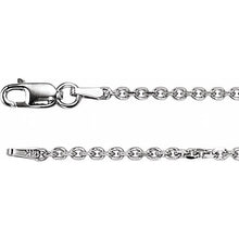 Load image into Gallery viewer, Sterling Silver 1.75 mm Diamond-Cut Cable Chain