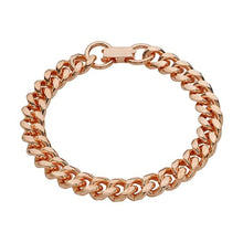 Load image into Gallery viewer, 9.4mm Copper Beveled Curb Bracelet