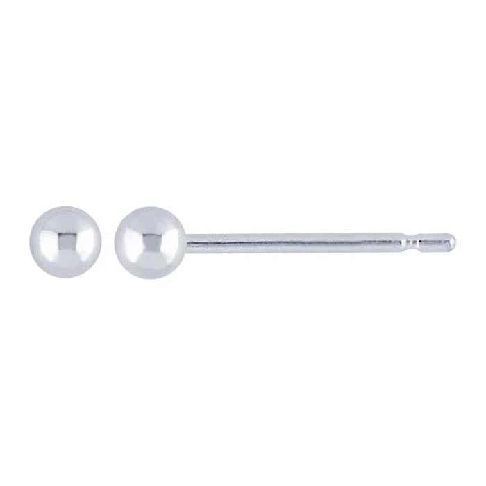 Sterling Silver 3mm Ball Post Earring