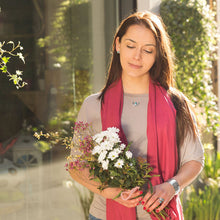 Load image into Gallery viewer, Rhodium Plated Turquoise Wrap Ring