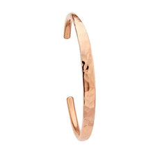 Load image into Gallery viewer, 6.6 Hammered Tapered Copper Cuff
