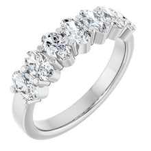 Load image into Gallery viewer, Platinum 1 1/3 CTW Lab-Grown Diamond Anniversary Band