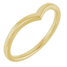 Load image into Gallery viewer, 14K Yellow V Contour Band