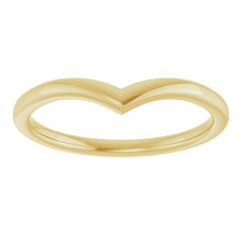 Load image into Gallery viewer, 14K Yellow V Contour Band