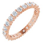 Load image into Gallery viewer, 14k Rose Gold Eternity - Lab