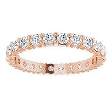Load image into Gallery viewer, 14k Rose Gold Eternity - Lab