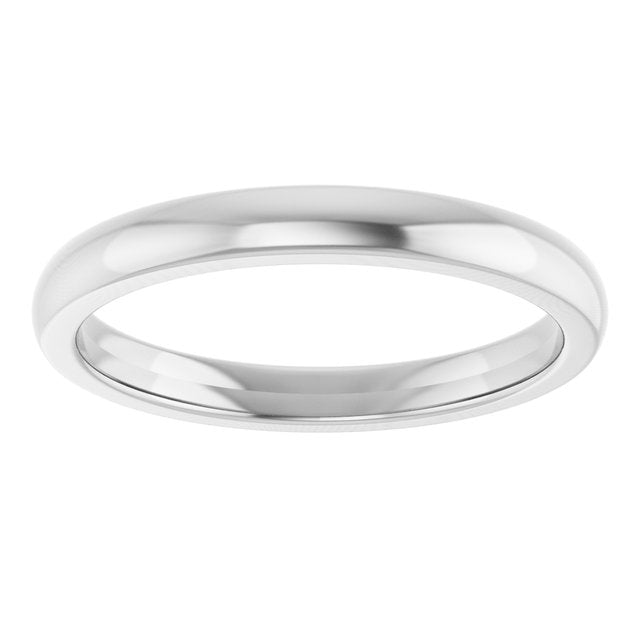 Sterling Silver Band 2.5mm - 7