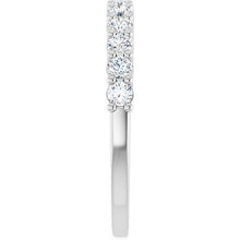 Load image into Gallery viewer, Platinum 1/2 CTW Lab-Grown Diamond Band