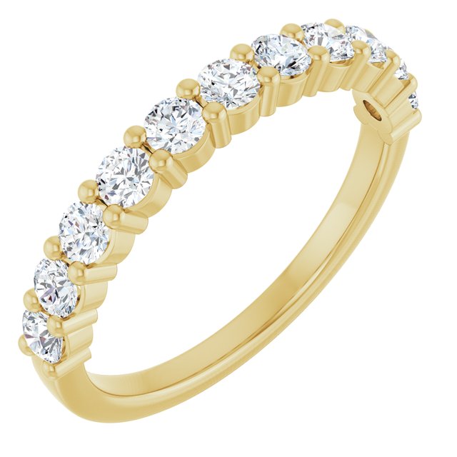 11 Diamond Band - 14k Yellow Gold