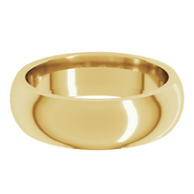 Load image into Gallery viewer, Custom - 10K Yellow Gold Comfort Fit Standard Weight Half Round Band