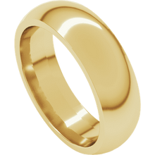 Load image into Gallery viewer, Custom - 10K Yellow Gold Comfort Fit Standard Weight Half Round Band