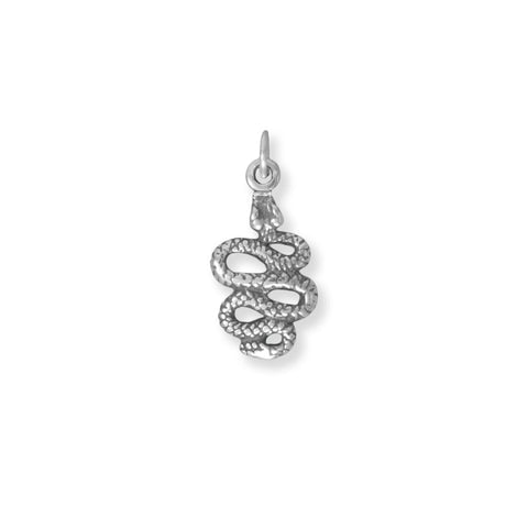 Silver Snake Charm