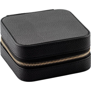Leatherette Jewelry Case with Mirror