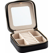 Load image into Gallery viewer, Leatherette Jewelry Case with Mirror