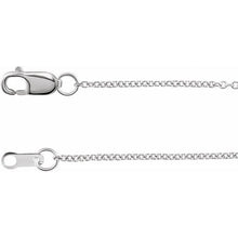 Load image into Gallery viewer, Sterling Silver 1 mm Cable 20" Chain