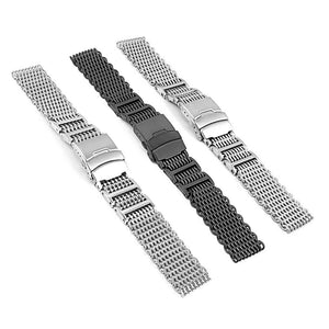 Stainless H-Link Shark Mesh Strap