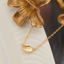 Load image into Gallery viewer, Gold Pebble Sparkle Necklace