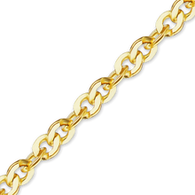 Load image into Gallery viewer, "Golden Wave" Permanent 14KY Twisted Cable Chain - 1.6mm