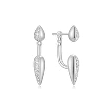 Load image into Gallery viewer, Silver Sparkling Puffy Spike Ear Jackets