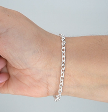 Load image into Gallery viewer, &quot;XL Nocturne&quot; Permanent Sterling Heavy Textured Cable Chain - 3.8mm