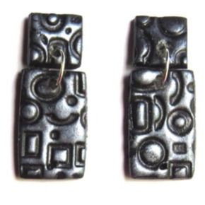 Dark Symbols Polymer Earrings