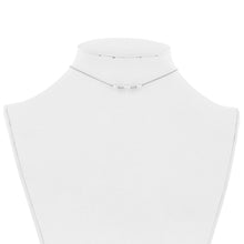 Load image into Gallery viewer, Sterling Silver Three Station Freshwater Pearls Choker