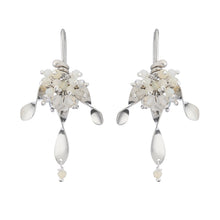 Load image into Gallery viewer, Narela Earrings - Sterling Silver, Australian Opal and Quartz