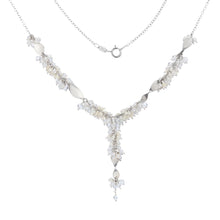 Load image into Gallery viewer, Samira Necklace - Sterling Silver, Australian Opals and Quartz