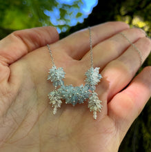 Load image into Gallery viewer, Enna Necklace - Sterling Silver Aquamarine Quartz Australian Opal
