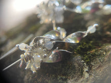 Load image into Gallery viewer, Narela Earrings - Sterling Silver, Australian Opal and Quartz