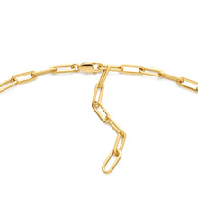 Load image into Gallery viewer, Gold Linked Chunky Chain Necklace
