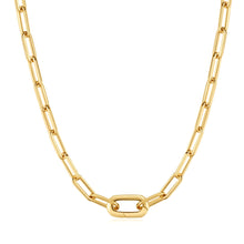 Load image into Gallery viewer, Gold Linked Chunky Chain Necklace