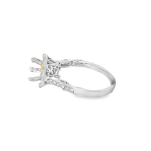 Load image into Gallery viewer, .23ct 14K Two Tone Scroll Detail Semi-Mount